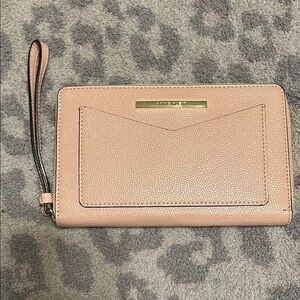 Elegant Pink Wristlet Wallet